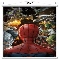 Zidni plakat u Mumbaiju-Spider-Man-zlikovci s magnetskim okvirom, 22.375 34