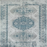 25 plavi i sivi Vintage farmski tepih u sivoj boji, 2 ' 6 ''98'