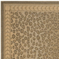 Tepih za terasu s printom geparda Candace Safavie, 6 '7 9 ' 6