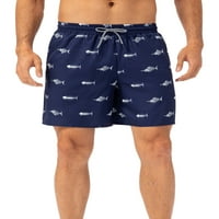 SANVIGLOR MUŠKARCI Ljetne kratke hlače bočni džepovi dno srednjeg struka na plaži kratke hlače Classic Fit Beachwear