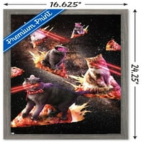 James Booker - plakat laserske mačke galaksije na zidu pizzerije, uokviren 14.725 22.375