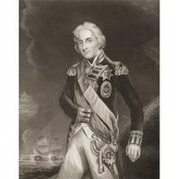 Horatio Nelson Lord Nelson vikont Nelson 1758-tisak plakata britanske mornarice, 16