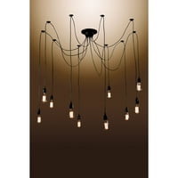 10 žarulja Edison Alberte luster sa žaruljama sa žarnom niti