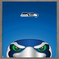Blitz plakat maskote Seattle Seahoks - S. Preston, 14.725 22.375