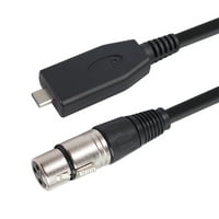 Audio kabel za poništavanje buke od 2 m za snimanje mikrofona od muškarca do žene za prijenosno računalo