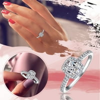 Žene zvone s sjajnim cirkonijom ženski prsten nakit poklon