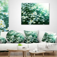 Dizajnerski sunčani vrt sa slatkim bijelim cvjetovima-Cvjetni jastuk - 12.020