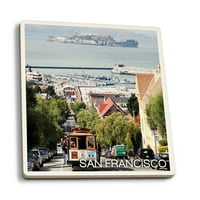 San Francisco, Kalifornija, žičara i otok Alcatraz