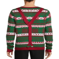 Jolly džemperi muški i veliki muški ružni božićni džemper s dugim rukavima, veličinama S-3xl