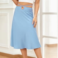 Ženske suknje ispod 15 dolara, čvrsta suknja s patentnim zatvaračem seksi čipkasti pupak temperament suknje suknje