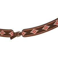 Angel Ranch Western Belt Žene Moda jugozapadna tkanina smeđa A3614