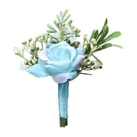 Tkanina _ corsage za mladenku i mladoženje ruža mali pupoljak svileni cvijet prije vjenčanja bež