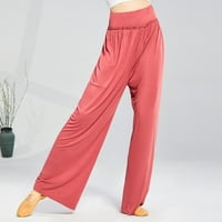 Ženske široke hlače visokog struka širokih nogavica Ležerne hlače za vježbanje Art Nouveau sportske joga hlače