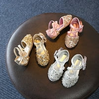 Dječje cipele za djevojčice; svjetlucave sandale princeze; dječje sandale; Sezona proljeće-ljeto; kožne ravne