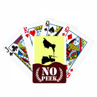 Japanski tradicionalni Kendo obris Peek Poker igračke kartice Privatna igra