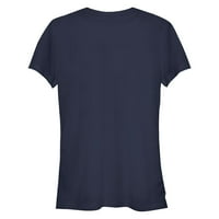 Mornarsko plava majica s grafičkim uzorkom-dizajn Od
