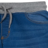 Jachs Boys Pull-On Jean Shorts s pletenim pojasom, veličine 4-16