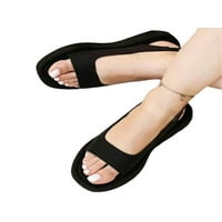 _ / Ženske ravne sandale udobne casual cipele klizne sandale neklizajuće jednobojne cipele uredske ljetne japanke