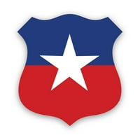 Naljepnica-okrugli Čile Air Force-samoljepljivi vinil-otporan na vremenske uvjete-Proizvedeno u SAD-u-mumbo nacionalni