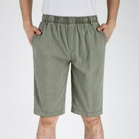 Muške kratke hlače za vježbanje muške lagane kratke hlače Ležerne kratke hlače s elastičnim pojasom i vezicama