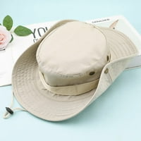 Muški Vodootporni kamuflažni šešir za sunčanje širokog oboda pakiran u mrežu za ribolov na otvorenom
