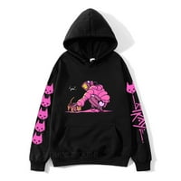 Stray Game Momo i Cat Cartion Hoodie Twiebirt Tiskani logotip Zimski pulovers