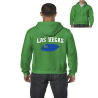 Uobičajeno je dosadno-muška majica, pulover s patentnim zatvaračem, do muške veličine 5-A-Las Vegas, Nevada
