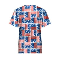 Američka zastava, suncokret, 4. srpnja, Dan neovisnosti SAD-a, majica za žene, Vintage bluza s printom ljubav,