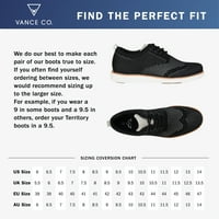 Vance Co. Mens Ezra Tru Comfort Foam pletena haljina obuća cipela