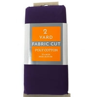 Shason Textile Craft Quilting Poly Pamul Yards Precut tkanina, ljubičasta