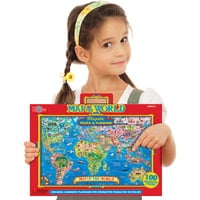 S. Shure World Map Magnet Playboard slagalica