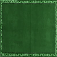 Ahgly Company Unutarnji pravokutnik Sažetak Smaragdno zeleno prostirke suvremenog područja, 5 '7'