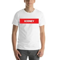 Super crveni blok Rodney Short Sheave Pamuk majica prema nedefiniranim darovima