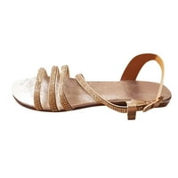 Sandale za žene Ljeto povremene boemske sandale na plaži sa sandalama ankel modni udoban gladijator flip jahurići