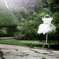 Pozadina za fotografije od poliesterskog drveta bijela haljina rekviziti za fotografiranje studijska pozadina