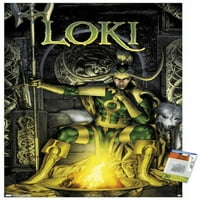 Comics-Loki-Thor: prva grmljavina zidni poster s gumbima, 22.375 34