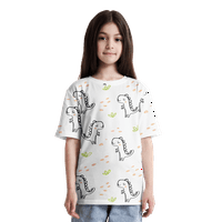 Božićne klasične dječje pamučne majice s dinosaurima poklon za dječake i djevojčice Ležerne majice kratkih rukava
