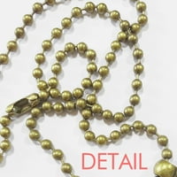 Mačka životinja slatka otisak šape obris trag Ogrlica Vintage lanac Privjesak perle kolekcija nakita
