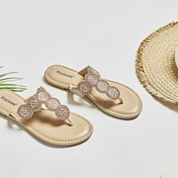 Ataiwee ženske ravne klizačke sandale - udobne simpatične ljetne flopove