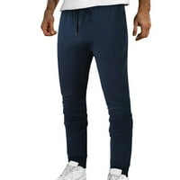 Muške Ležerne hlače s Više džepova, ravne hlače za fitness na otvorenom, Ležerne udobne hlače s elastičnim elastičnim