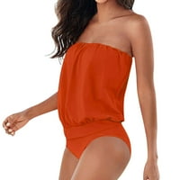 Ženski kupaći kostim bikini s dvije naramenice kupaći kostim za plažu Plus size kupaći kostim za žene