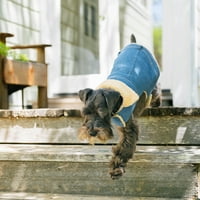 Gap kućni ljubimac, pseća odjeća, plava traper jakna