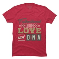 Poklon za Dan očeva očuhu, očuh voli ne DNK, Muška crna majica s uzorkom-dizajn Iz e-pošte