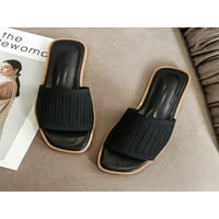 ; / Ženske ljetne japanke s otvorenim prstima, sandale na kopčanje, neklizajuće ravne sandale, Ležerne brzo sušeće