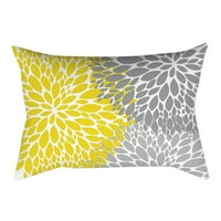 Kućni tekstil zimski ananat list žuti jastuk kauč kauč za struk za bacanje jastuka pokrivač za home dekor zima