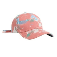 Ženski šeširi ljetna bejzbolska kapa s printom, modni šeširi za žene u ružičastoj boji
