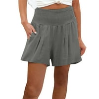 Hlače za žene modne kratke hlače za plažu s elastičnim elastičnim strukom i udobnim detaljima