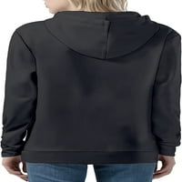Jakne s kapuljačom za žene, Duksevi s patentnim zatvaračem, puloveri Plus veličine, vrhovi