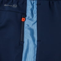 Dvostruka pletena jakna s kapuljačom U donjem dijelu i hlače za trčanje set od 2 komada, veličine 4 i haskija