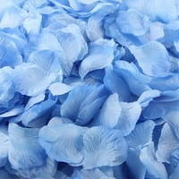 Daioportwear Cleament Blue Silk Rose Umjetna latica za svadbena zabava cvijet favorizira dekor